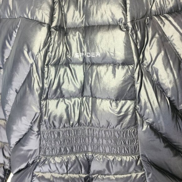 Spyder Syrround Womens Waterproof Black Down Winter Puffer Jacket Sz Medium - Picture 5 of 7